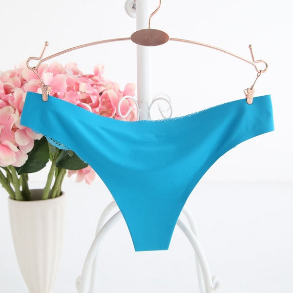 Plue Size Sexy G String Women Lace M L XL Briefs Satin Underwear Fashion Panties Thong