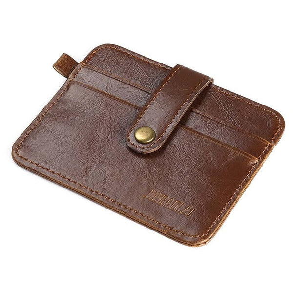 Mini wallets hasp small purse leather wallet men purses male clutch women crazy horse leather vintage style New