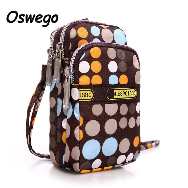 Multifunction 3 Layers Zipper Fashion Summer Style Mini Bag Women Shoulder Bags Messenger Bags Famous Brands For Girls Bag