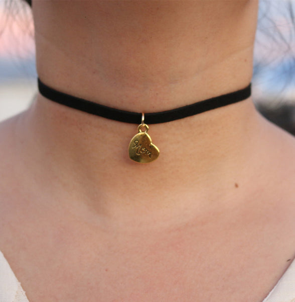 New Leather Velvet Short Gothic Heart Star Moon Flag Triangle Necklace Tattoo Collares For Women Jewelry Cheap Clavicle Choker