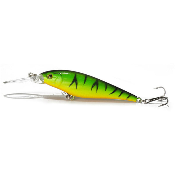 1.5-4m 10.5g 11cm Hard Bait Minnow Fishing lures Crankbait Wobbler Depth Dive Bass Fresh Salt water 4# Hook