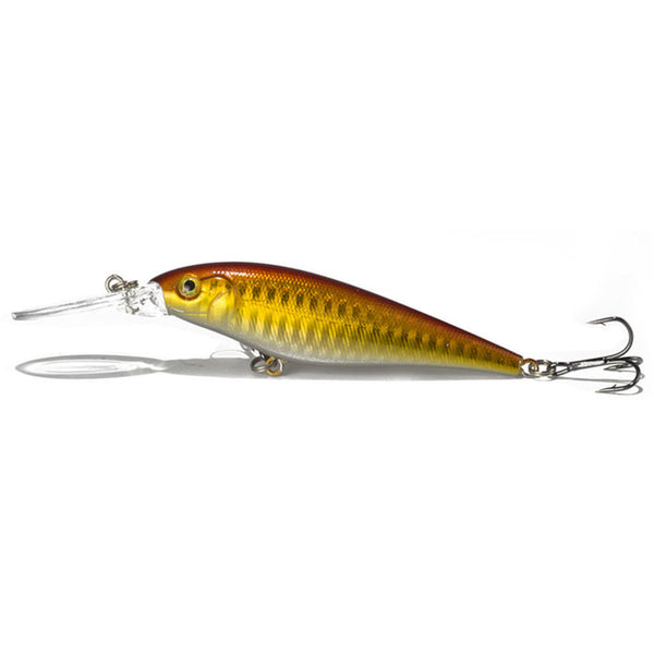 1.5-4m 10.5g 11cm Hard Bait Minnow Fishing lures Crankbait Wobbler Depth Dive Bass Fresh Salt water 4# Hook