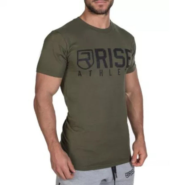 Mens Brand gyms t shirt Fitness Bodybuilding Crossfit Slim fit Cotton Shirts Short Sleeve workout Men fashion Tees Tops clothing