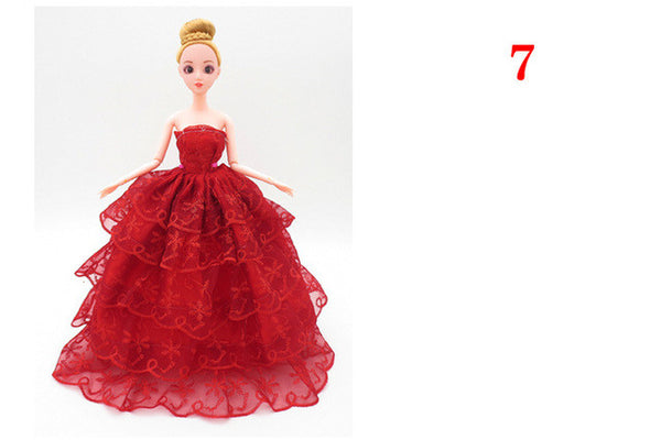 Princess Doll Clothes Dress Fashion Wedding Dress Clothing Evening Gown Clothes Doll Accessories For Toys For Girls