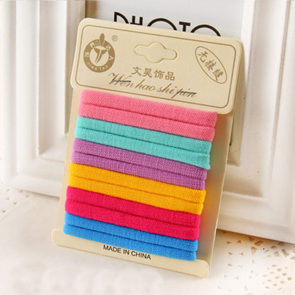 1Pack High Quality Cotton Solid Elastic Hair Band Headband For Women Girl Hair Rope Rubber Band Hair Accessories Tie Gum 17style