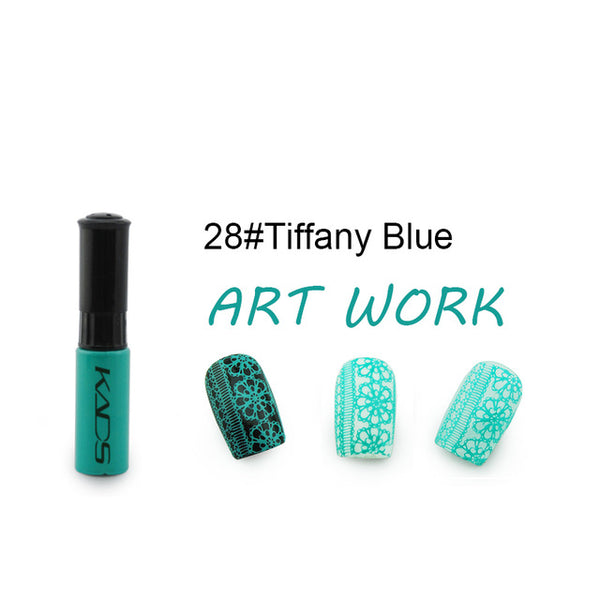 Great quality nail stamp polish 1 Bottle/LOT Nail Polish & stamp polish nail art pen 21 color Optional 7ml nail art stamp