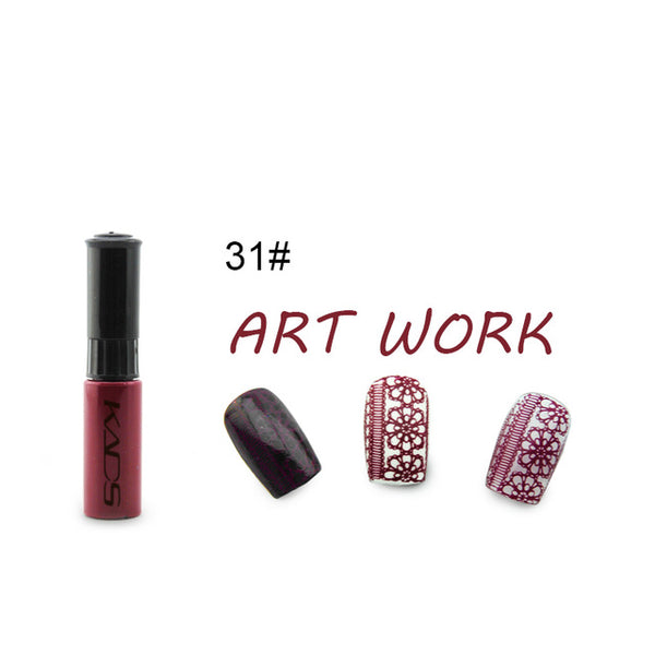 Great quality nail stamp polish 1 Bottle/LOT Nail Polish & stamp polish nail art pen 21 color Optional 7ml nail art stamp