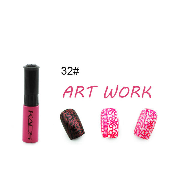 Great quality nail stamp polish 1 Bottle/LOT Nail Polish & stamp polish nail art pen 21 color Optional 7ml nail art stamp