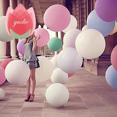 Free Shipping Super Large 70cm Pearl Latex balloon Float air balls inflatable wedding birthday party decoration toys