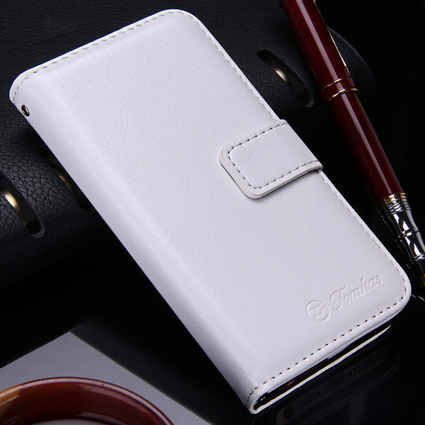 Wallet Leather Case for Apple iPhone 5S 5 SE Luxury Flip Coque Phone Bag Cover For iPhone 5s Cases Fundas TOMKAS Brand