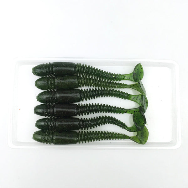 5Pcs/lot Soft baits 7.5cm 3.2g Silicone bait iscas artificiais para pesca soft lure Fishing Lure Fishing Tackle WQ144