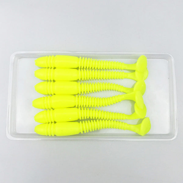 5Pcs/lot Soft baits 7.5cm 3.2g Silicone bait iscas artificiais para pesca soft lure Fishing Lure Fishing Tackle WQ144