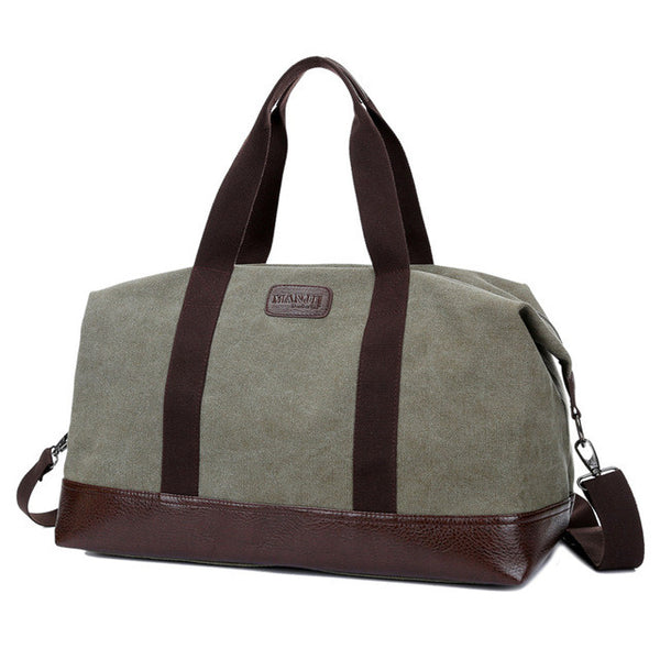 Casual vintage men messenger bag fashion canvas solid unisex large capacity travel tote cross-body classic handbag