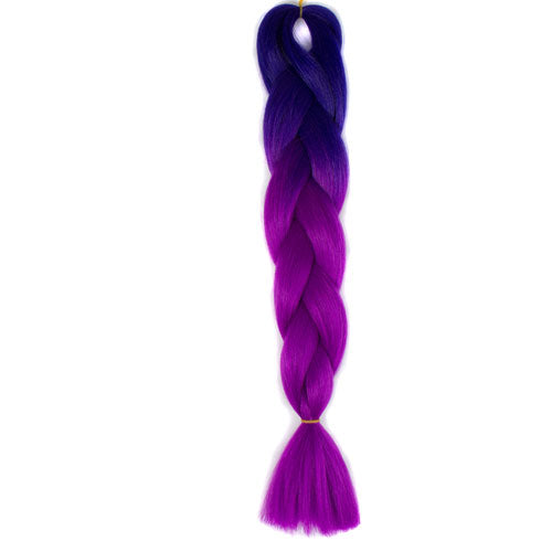 FALEMEI Three Tone Color Crochet Hair Extensions Kanekalon Hair Synthetic Crochet Braids Ombre Jumbo Braiding Hair Extensions