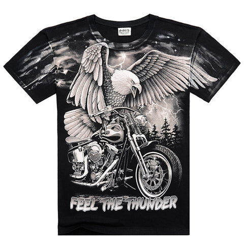Black Heavy Metal 3D T Shirt  Man Skeleton Jesus Bob Marley Che Guevara Kung Fu Metallica Summer Fashion Cotton Rock Music Tops