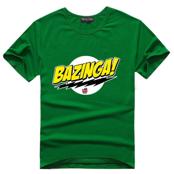 The Big Bang Theory T-shirt Sheldon Cooper super hero green lantern the flash cosplay t shirts men women geek tee TBBT tshirt