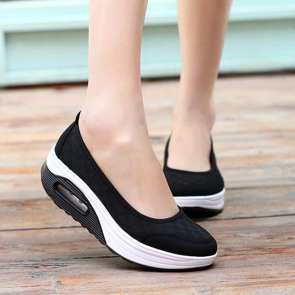 Women casual shoes 2017 platform solid new arrival summer woman shoes