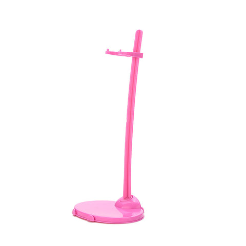 1Pcs/lot Hot Sale Pink Transparant Doll Stand Display Holder Support Dolls Baby Toys Doll Accessories Wholesale