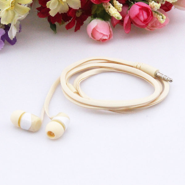 MOONBIFFY In Ear 3.5mm MP3 Earbuds Earphone for iPhone Samsung Mobile Phones For PC