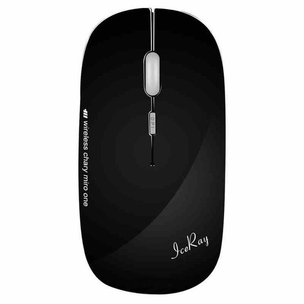 IceRay Quality USB Rechargeable Computer Wireless Mouse With Slient Button Work long 3-5 Months For PC Laptop