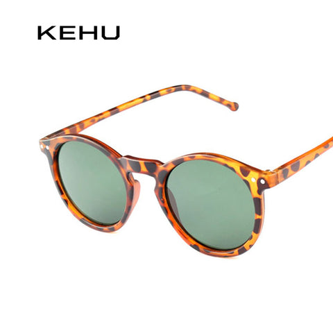 KEHU Fashion multicolour New mercury Mirror glasses men sunglasses women male female coating sunglass gold round OCUL