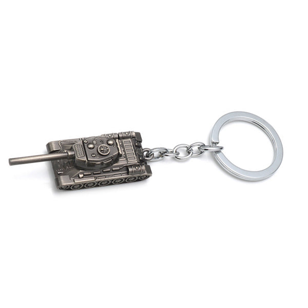 Men Strap Wot Game World of Tanks KeyChain Alloy Metal Tank Model Pendent Keyring gift key chain ring holder car Fans souvenirs