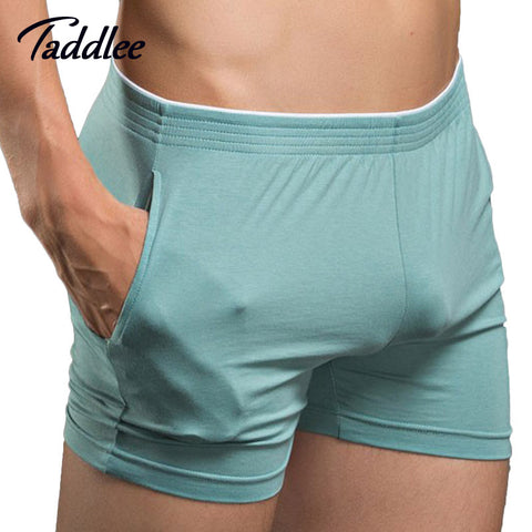 Taddlee Brand Sexy Men Underwear Boxer Shorts Mens Trunks Man Cotton Underwear High Quality Home Sleepwear Underpants New