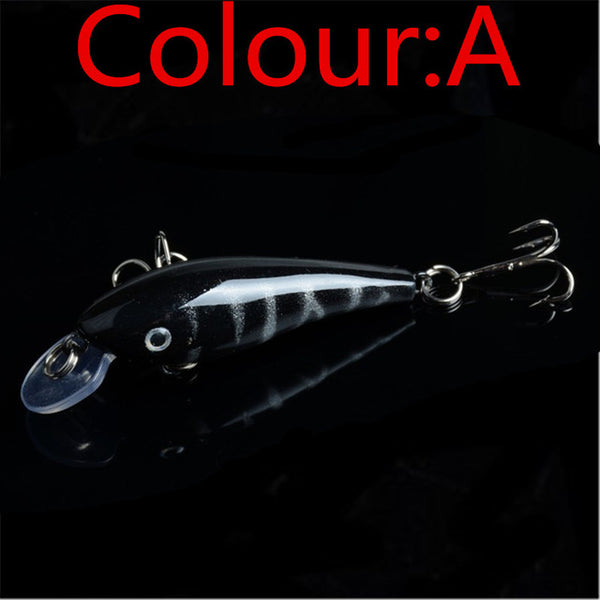 Hot Sell Crank bait Fishing Lure 57mm 4.4g Hard Bait Wobbler Crank Bait Floating Lure 1.5-3.5M Artifical Peche 8 # Hook FA-320