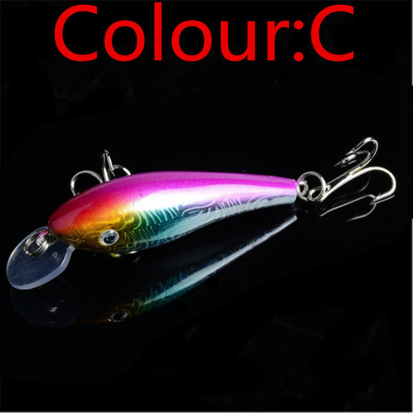 Hot Sell Crank bait Fishing Lure 57mm 4.4g Hard Bait Wobbler Crank Bait Floating Lure 1.5-3.5M Artifical Peche 8 # Hook FA-320