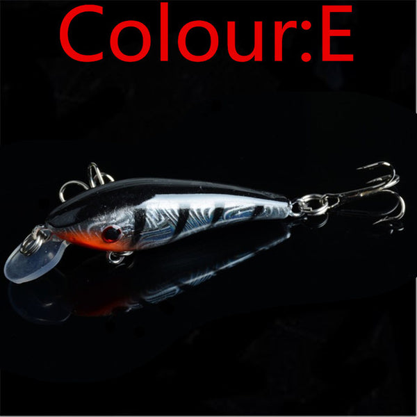 Hot Sell Crank bait Fishing Lure 57mm 4.4g Hard Bait Wobbler Crank Bait Floating Lure 1.5-3.5M Artifical Peche 8 # Hook FA-320