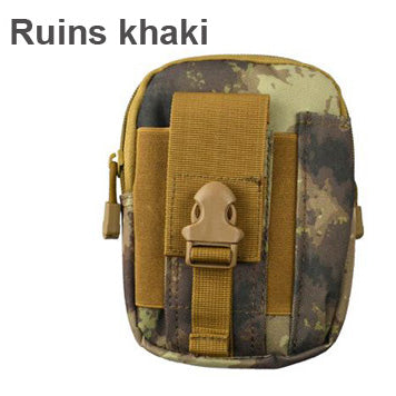 Outdoor Camping Climbing Bag Tactical Military Molle Hip Waist Belt  Wallet Pouch Purse Phone Case for iPhone 7 for Samsung