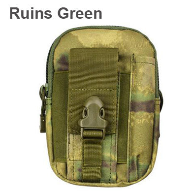 Outdoor Camping Climbing Bag Tactical Military Molle Hip Waist Belt  Wallet Pouch Purse Phone Case for iPhone 7 for Samsung