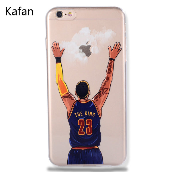 For NBA Basketball Phone Case for iphone 5 5se 6 6s 7 plus Cases Jordan 23 James Harden Curry Bryant Hard Back Cover NBA Jersey