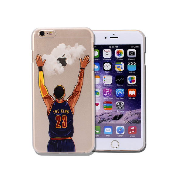 For NBA Basketball Phone Case for iphone 5 5se 6 6s 7 plus Cases Jordan 23 James Harden Curry Bryant Hard Back Cover NBA Jersey