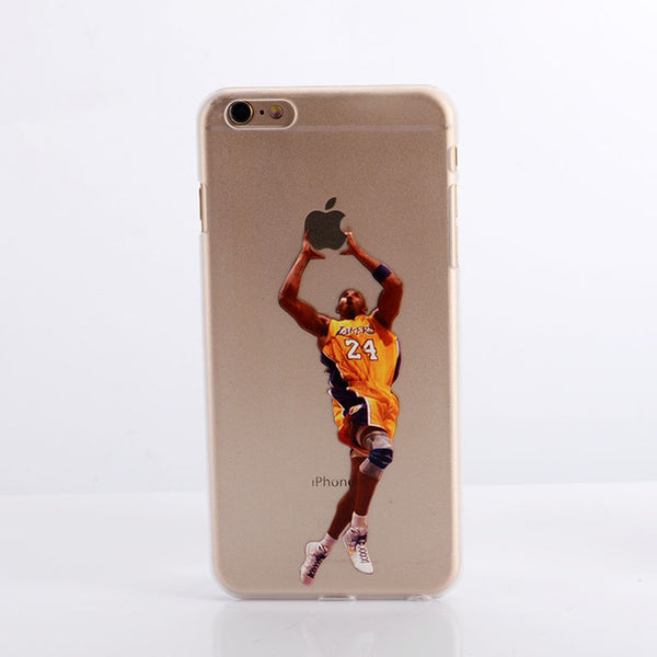 For NBA Basketball Phone Case for iphone 5 5se 6 6s 7 plus Cases Jordan 23 James Harden Curry Bryant Hard Back Cover NBA Jersey