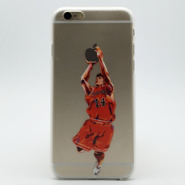 For NBA Basketball Phone Case for iphone 5 5se 6 6s 7 plus Cases Jordan 23 James Harden Curry Bryant Hard Back Cover NBA Jersey