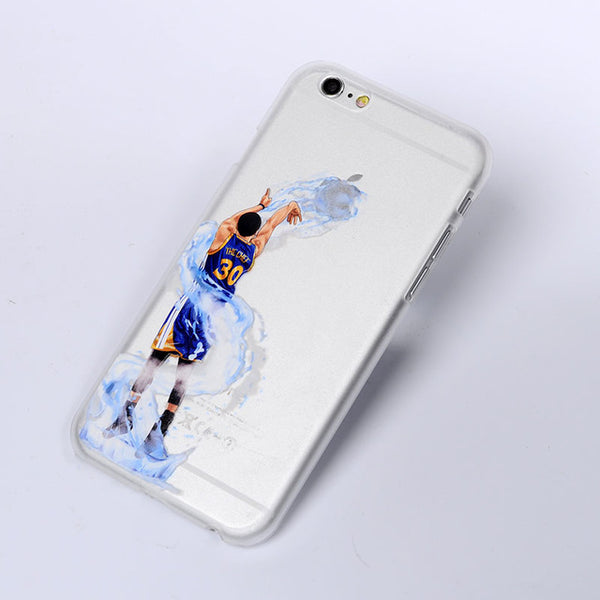 For NBA Basketball Phone Case for iphone 5 5se 6 6s 7 plus Cases Jordan 23 James Harden Curry Bryant Hard Back Cover NBA Jersey