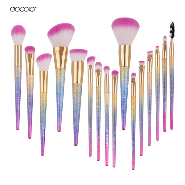 Docolor Makeup Brushes 10pcs/16pcs  make up Fantasy  Set Foundation Powder Eyeshadow Kits contour brush makeup brush set