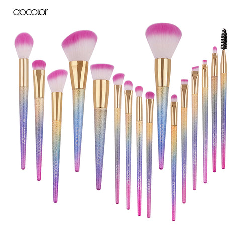 Docolor Makeup Brushes 10pcs/16pcs  make up Fantasy  Set Foundation Powder Eyeshadow Kits contour brush makeup brush set