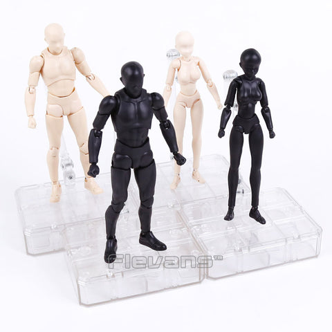 SHFiguarts BODY KUN / BODY CHAN Pale orange /Solid black Color Ver. PVC Action Figure Collectible Model Toy