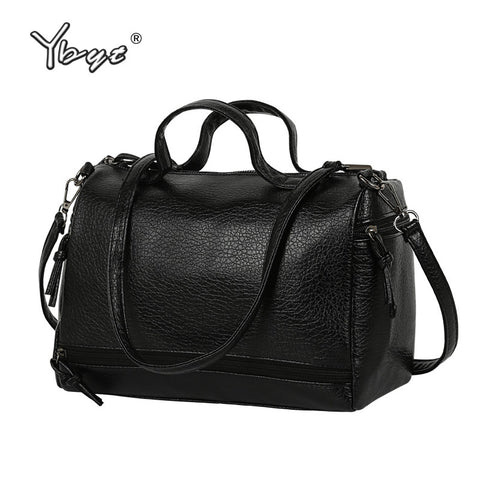 vintage casual PU leather handbag new fashion women tote bag ladies clutches famous travel brand shoulder motorcycle travel bags