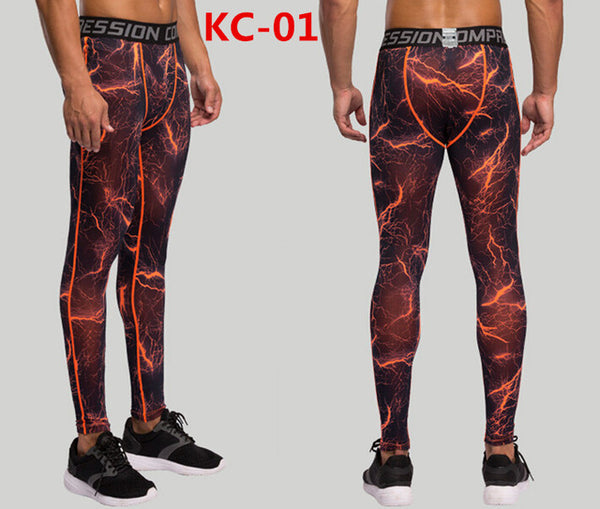 Mens Compression Pants 2016 New Crossfit Tights Men Bodybuilding Pants Trousers Camouflage Joggers