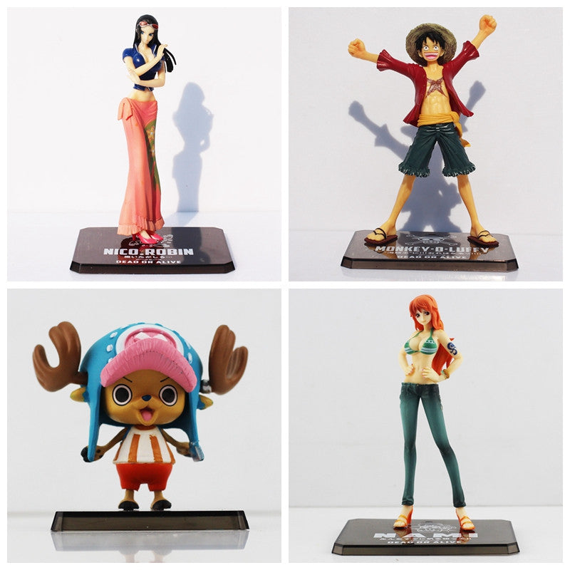 1Pcs One Piece Chopper Luffy nico Robin Nami PVC Action Figure Toy great gift for Kids