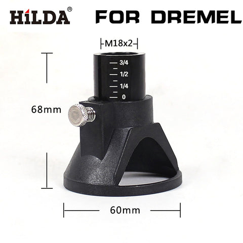 HILDA Dremel Drill Dedicated Locator,dremel accessories,grindering polishing located Horn for Dremel drill Rotary accessories