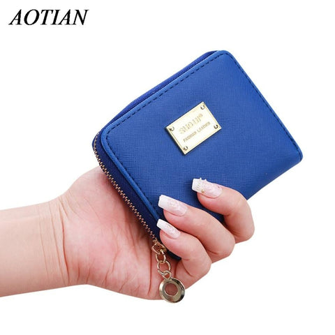 2017 Lady Short Coin pouch Women wallet New Kawaii Girl Small Change purse Coin bag Embossed 3 Folds Pu leather coin purses D38M
