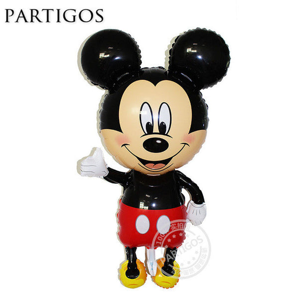 46inch Large Mickey Minnie Mouse  Balloon Cartoon Helium Foil Birthday Party Inflatable Globos Supplies for Children Gifts