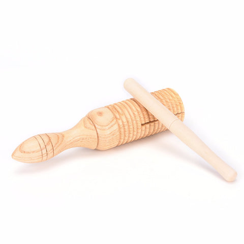 Hot Kid Children Gift Sound Tube Wooden Crow Sounder Musical Toy Percussion Instrument Toy Musical Instrument
