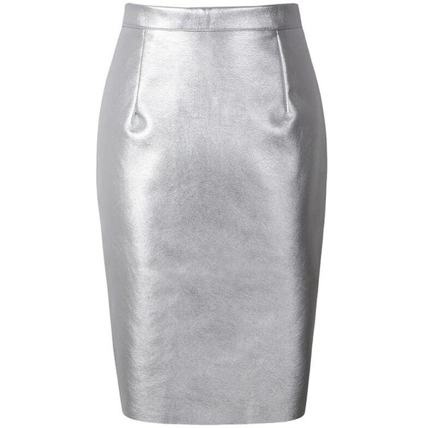 Neophil 2017 Sexy Faux Fur Leather Pu High Waist Midi Women Pencil Skirts Pink Office Wrap Bodycon Short Girls Tutu Saia S08019