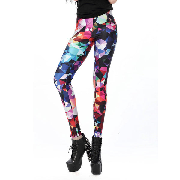 NADANBAO Autumn Legging Black Blue and Purple Objects legins Printed leggins Women leggings Sexy  Women Pants