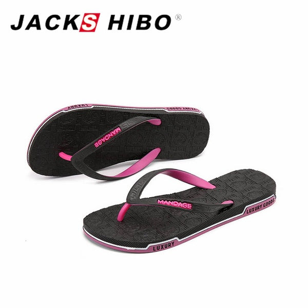 JACKSHIBO 2017 women's Home Slippers Spring Summer Fashion Woman Flip Flops sandalias mujer 5.5-7.5 Sky Blue Pink Rose Red